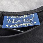 Willow Ridge Black Sleeveless Knee Length Slit Formal Dress Large Photo 6