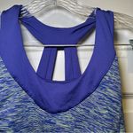 Road Runner Sports Blue Print V Neck Sleeveless Tank size M Size M Photo 2