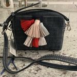 Rebecca Minkoff New‎  Mini Sofia Denim Tassel Crossbody Bag Photo 4