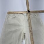 Fabiana Filippi Jeans Womens 48 IT 12 US Cream White Todi Straight Leg Italy Photo 9