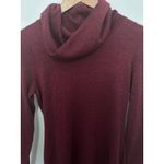 Old Navy  Burgundy Cowl Neck Long Sleeve Sweater Dress Size S Photo 2