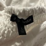 As You Wish AS U WISH sz large juniors white pullover dress lined summer wedding graduation Photo 2