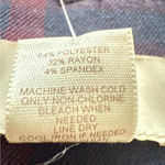 Loft ‎ Outlet Navy Red Curvy Size 8 Skinny Plaid Ankle Casual Pants NWT Photo 8