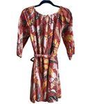 Elizabeth and James  Floral Print Gauze Off Shoulder Mini Dress XS Photo 3