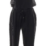 Gypsy 05  Revolve 100% Silk Jumpsuit Size Medium Black Photo 0