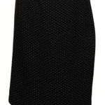 Loft Ann Taylor Black Pull-on Pencil Skirt Black White Polka Dot Plus Size 22 Photo 0