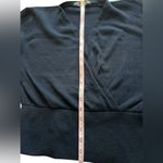 St. John Women's navy blue Wrap Sweater Top Size M Long Sleeve Casual Photo 7