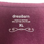 Dress Barn  3/4 Ruched Sleeve V-Neck Sweater  Size XL Photo 4