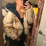 Urban Outfitters Maggie Tie-Dye Wrap Puffer Jacket Reversible Photo 5