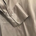 Abercrombie & Fitch Brand New Satin Taupe Button Down Shirt XXL Photo 1
