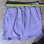 Maurice's Women’s Small pull on mini skirt drawstring light pink/purple color Photo 5