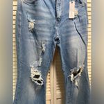 Rue 21  Flare Jeans distressed high rise size 5 NWT‎ Photo 2