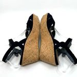 Stuart Weitzman  Velvet Cork Wedge Sandals Women's 9 US Photo 6