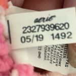 Aerie pink multicolored sunset striped slouchy chenille turtleneck sweater, XS Photo 6