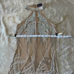 Hot Miami Styles  Women's Glittering Nude Dress‎ Photo 9