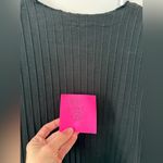 VTG FOCUS Button Down Tank Top Retro Funky Ribbed Cardigan Tank Black Size L XL Photo 7