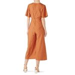 Stylestalker Laurel Jumpsuit Women's XS Orange Cropped Flared Leg V-Neck RTR Photo 1