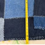 North Crest  Patchwork Turtleneck Sweater Blue Denim Look Size 14W 16W 1X Photo 1