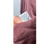 Stark X Oversized Wide Neck Dark Burgundy Top Sz. S Red Photo 4