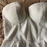 Guess White Strapless Corset top Photo 10