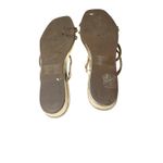 Seychelles   Revolve 9 Metallic Gold Rock Candy Sandal Flat Strappy Minimalist Photo 4