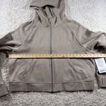 Lululemon  Scuba Oversized Full Zip Hoodie Beige XL XXL LW3HTLS Photo 8