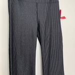 Carbon38 Black Striped Metallic Flared Shimmer Pants Size Medium New Photo 4