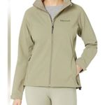 Marmot  Womens Alsek Jacket Size Large Sage Green Soft Shell Outdoor Coat Photo 11