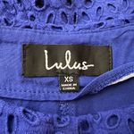 Lulus Lo royal blue eyelet lace shorts size XS Photo 3