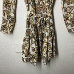 Saloni Paisley Silk Mini Dress 2 Black Photo 3