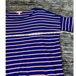 Lilly Pulitzer Elba Sweater COASTAL SHELL STRIPE Twilight Blue size M Photo 10