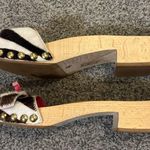 Miu Miu  Zebra Sandal Clogs Photo 0