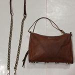 Rebecca Minkoff Leather Moto Chain Crossbody Bag Photo 3