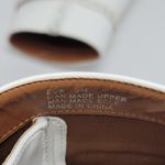 Rouge Helium  Eva Pointed Toes Ankle Heels Side Zip Stud Booties White Size 9 M Photo 5