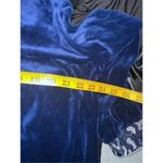 Vintage Diamond Tea Nieman Marcus Zip Front Velour Robe Blue Size undefined Photo 7