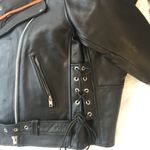 MILWAUKEE LEATHER Rider Jacket Leather Black Small Photo 4