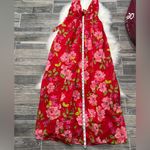 J.Crew NWT Cotton Voile Rosette Plunge Maxi Dress in Peony Vines Photo 10