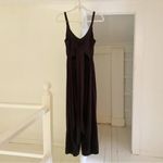 Ann Taylor Loft Tie Back Wide Leg Jumpsuit Black Size S Photo 6