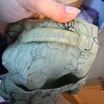 Cut Loose Olive Green Floral Linen Tunic Dress Size M Photo 3