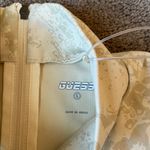 Guess  Erin Mock Neck Python Snakeskin Long Sleeve Crop Top SIZE L Photo 2