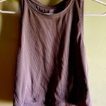 Athleta  cute workout top razor back purplish grey Photo 0