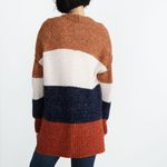 Madewell Women’s Striped Baxter Sweater Tunic Wool Cotton Blend Medium Photo 1