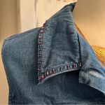 Vintage Alfred Dunner Embroidered Denim Vest Floral Cottagecore Western Sz 14 Blue Photo 5