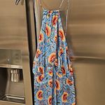 đź’•PACO RABANNEđź’• Floral Halterneck Maxi Dress Blue Indian Flower Print EU 46 NWT Size undefined Photo 13