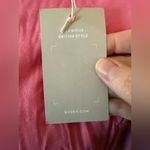 Boden Ella Breton Top Shirt Pink Striped Cuff Long Sleeve Boat Neck NWT Medium Photo 5