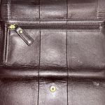 Coach Vintage Chocolate Brown  Leather Trifold Wallet Photo 4