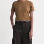 Everlane The Box Cut Tee in Essential Cotton in Toffee, Size X-Small Photo 1