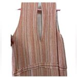 Honey Punch  orange and white maxi dress w front tassel tie Photo 1