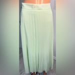 ZARA Light Green A-Line Skirt Photo 4