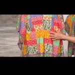 Tolani Collection Regular Printed Open Front Woven Wrap XL NWT ANTHROPOLOGIE Photo 6